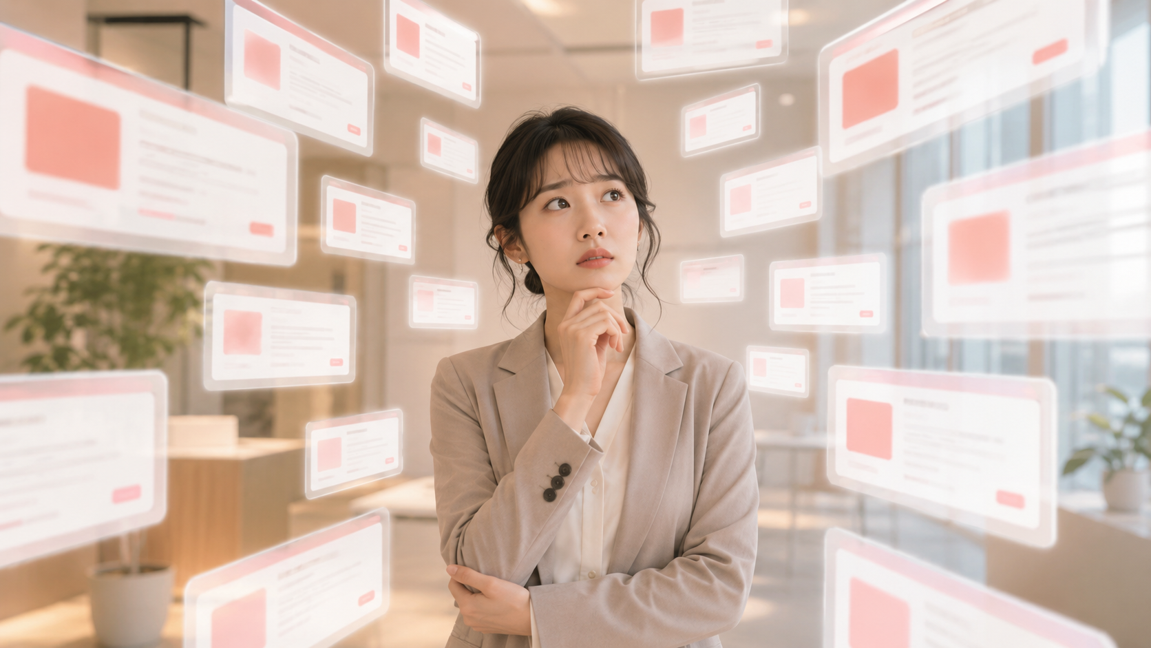 転職活動で迷う人のイメージ